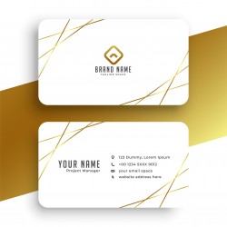 Gold Business Card (Data...